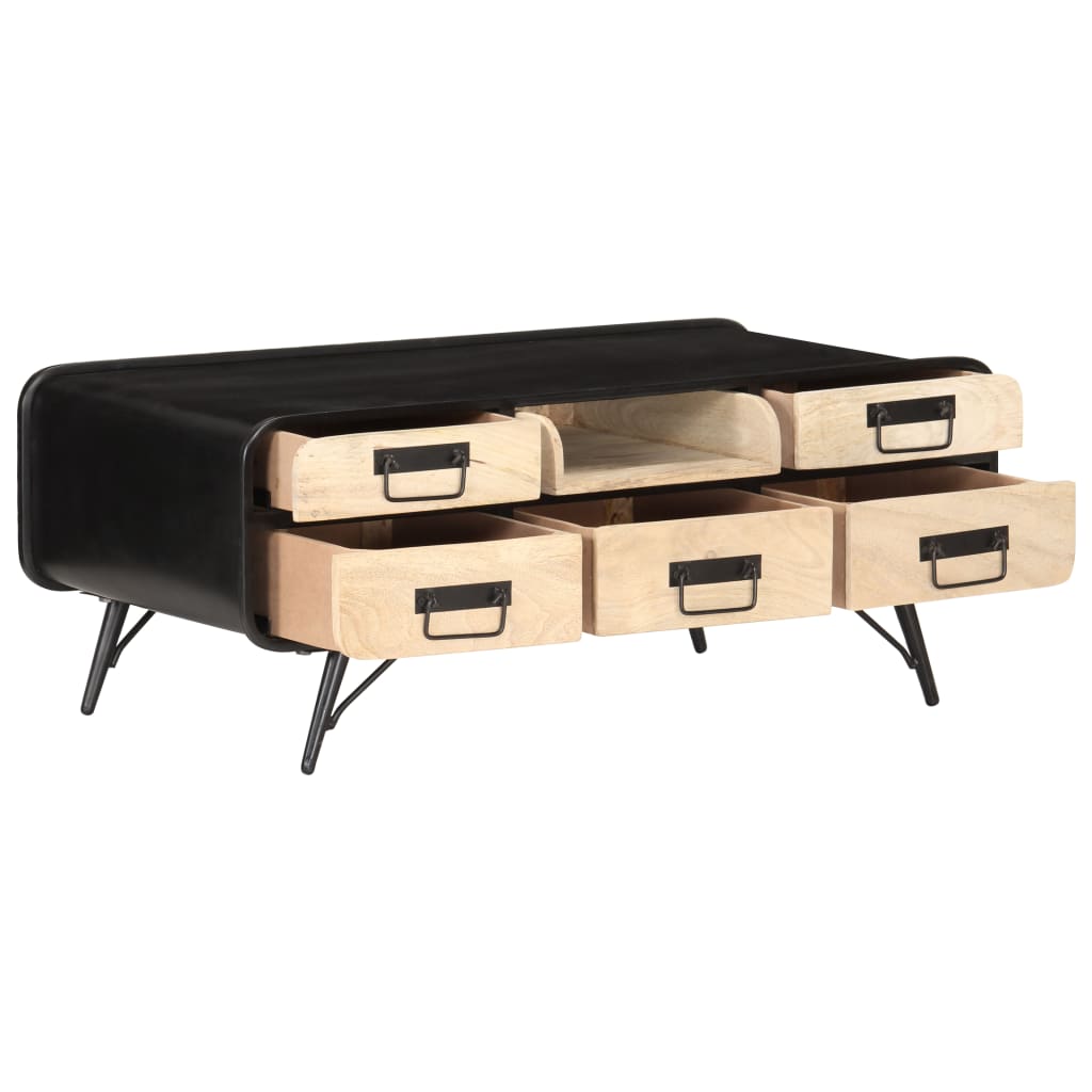 sofabord 100x50x40 cm massivt mangotræ