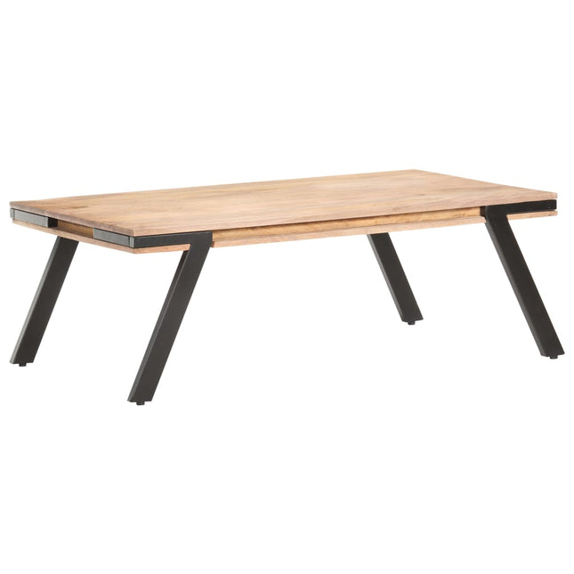sofabord 114x65x40 cm massivt mangotræ