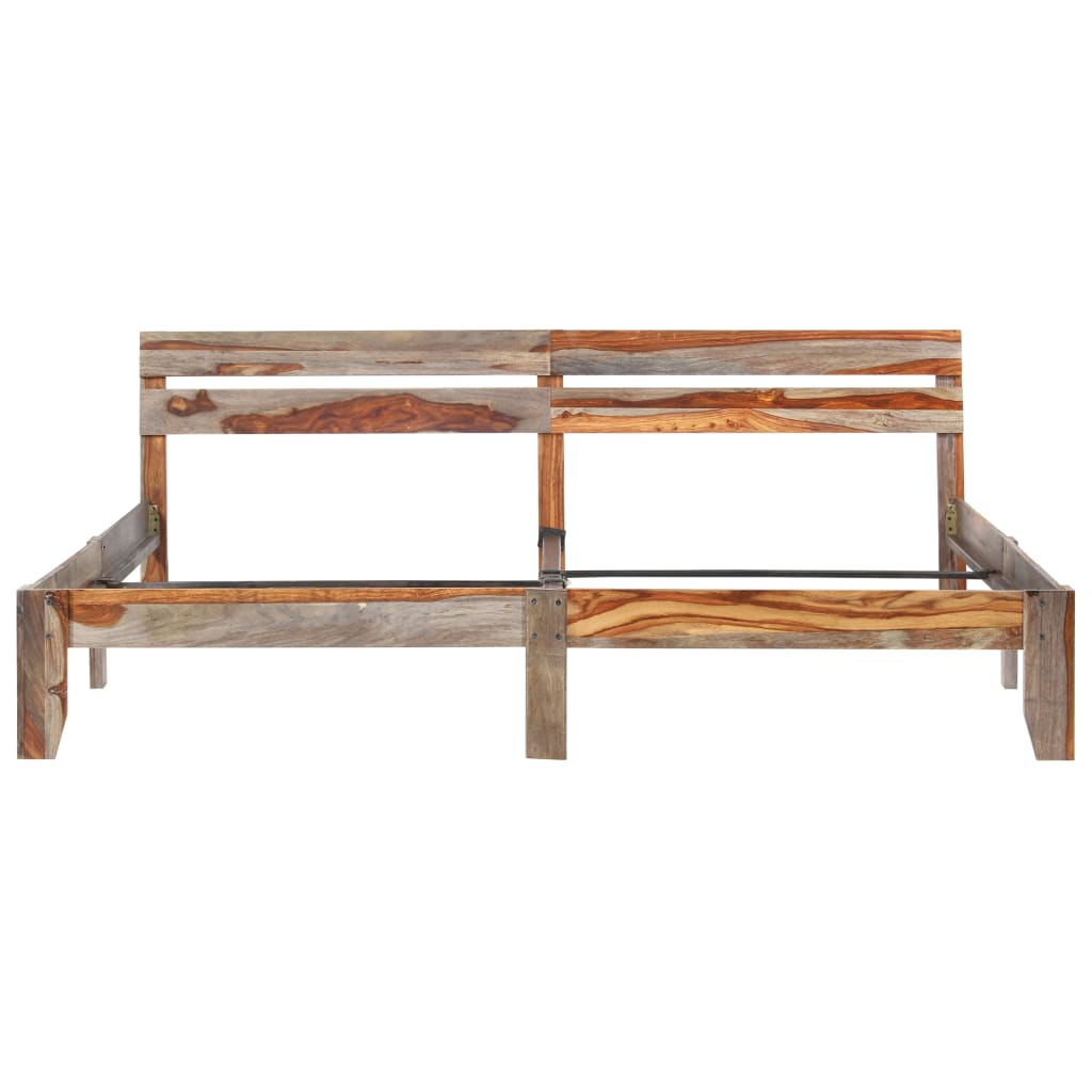 sengeramme uden madras 200x200 cm massivt træ