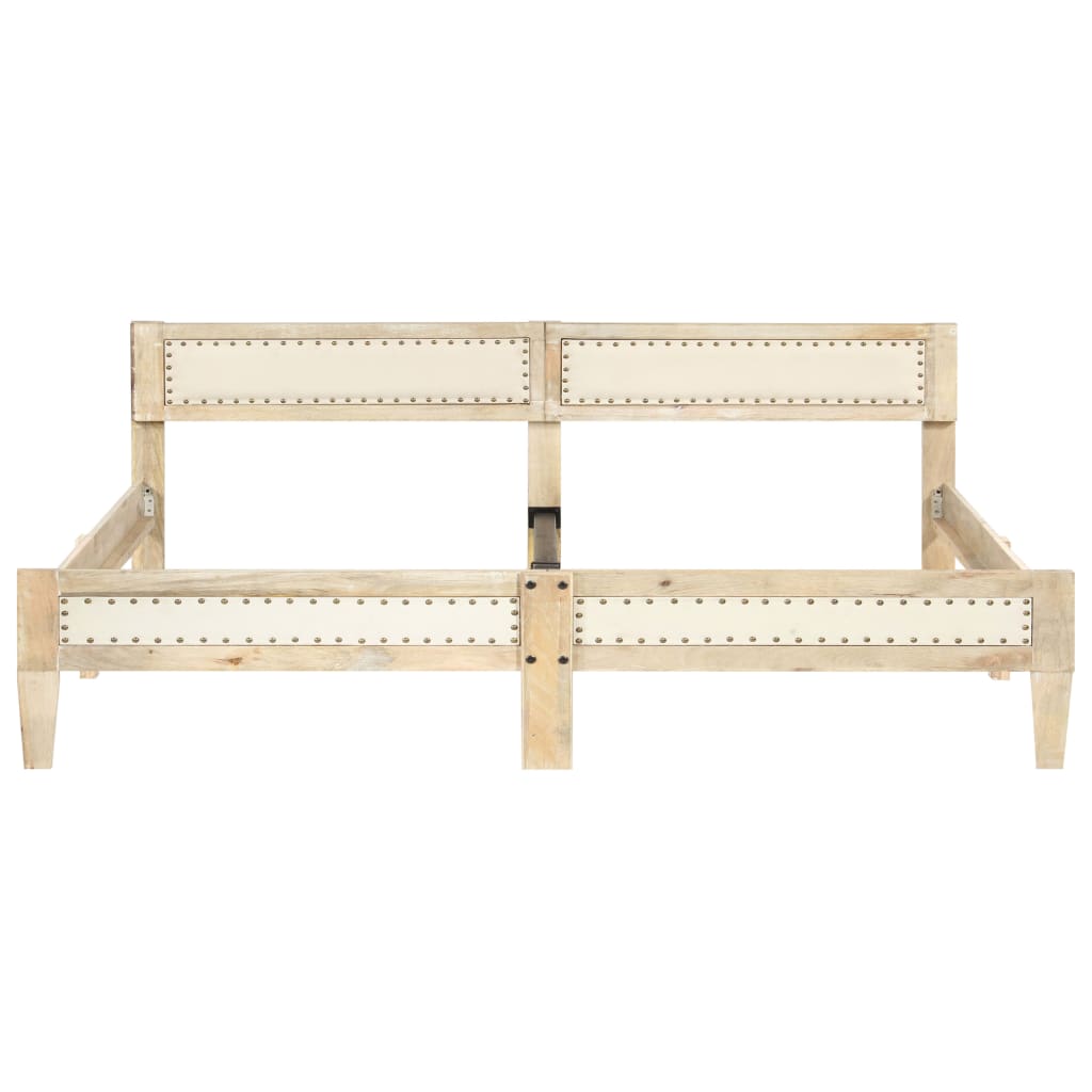 sengestel 200 cm massivt mangotræ