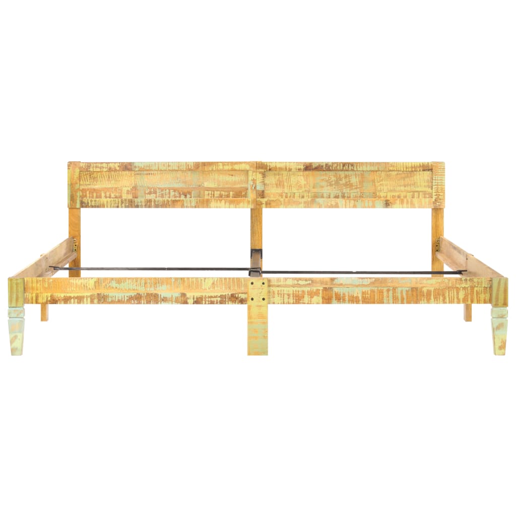 sengestel 200x200 cm massivt genbrugstræ