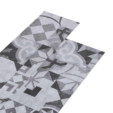 Gulvplanker 5,02 m² 36 pcs PVC Grå mønster