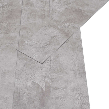 Gulvplanker 36 pcs Jord Grå 5,02 m² PVC