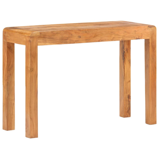 konsolbord 110x40x76 cm massivt akacietræ med honningfinish