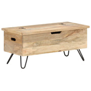 opbevaringskiste 90x40x45 cm massivt mangotræ
