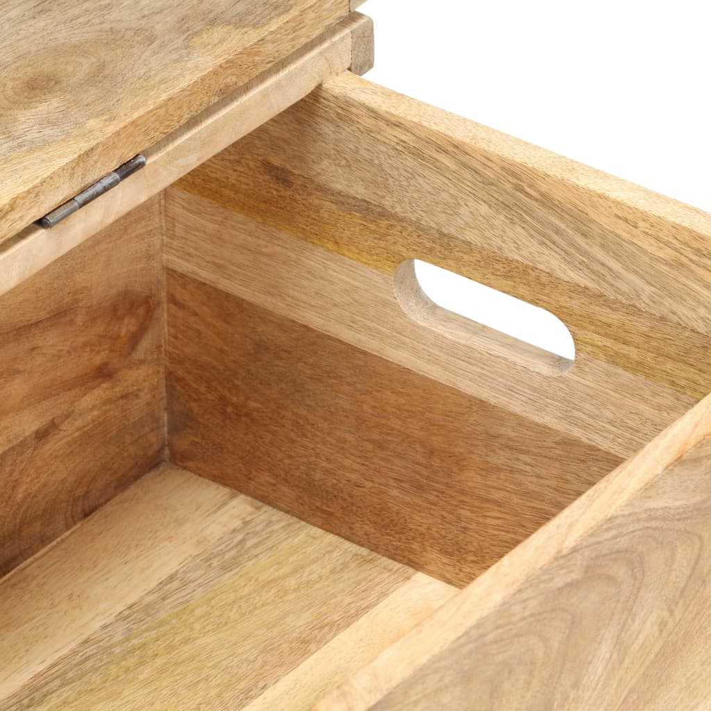 opbevaringskiste 90x40x45 cm massivt mangotræ