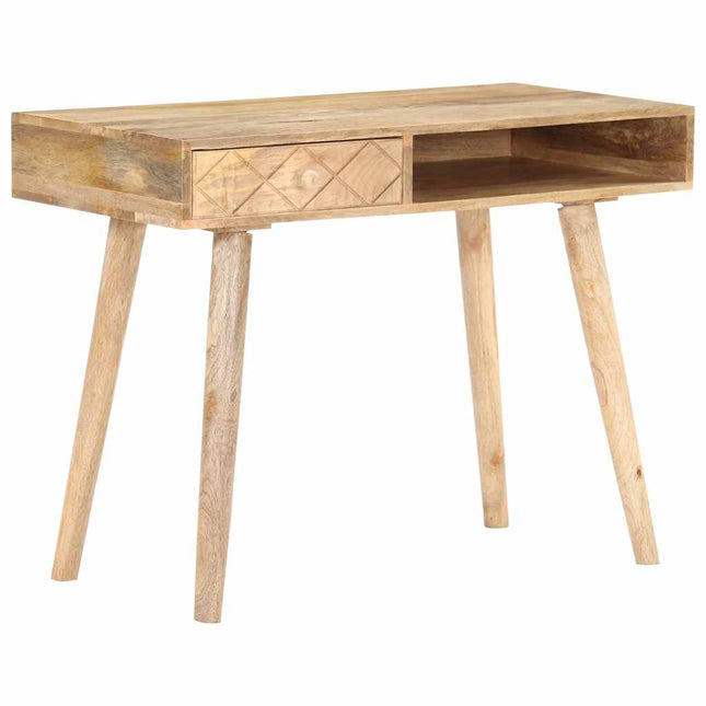 kosmetikbord 100x50x76 cm massivt mangotræ