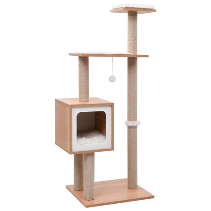 kradsetræ med kradsemåtte sisal 123 cm