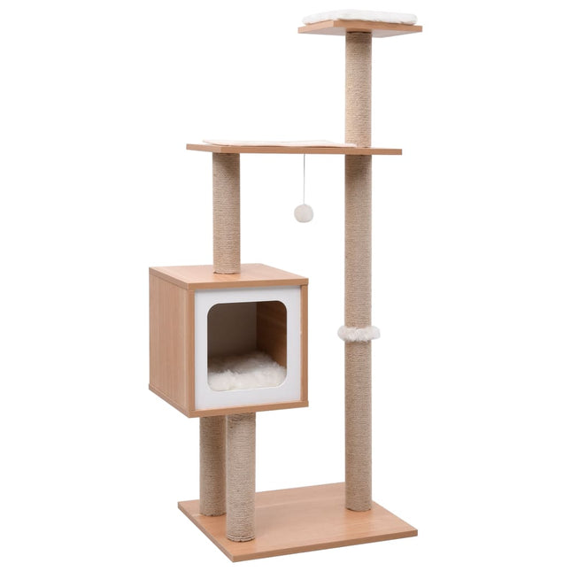 kradsetræ med kradsemåtte sisal 123 cm