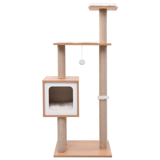 kradsetræ med kradsemåtte sisal 123 cm