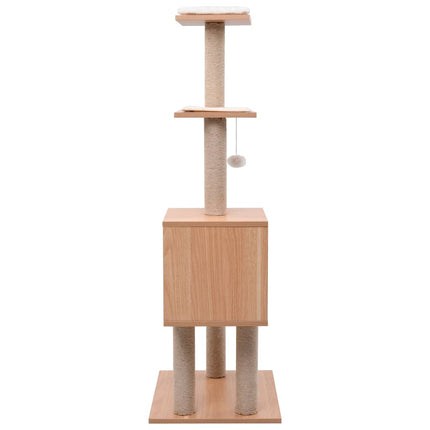 kradsetræ med kradsemåtte sisal 123 cm