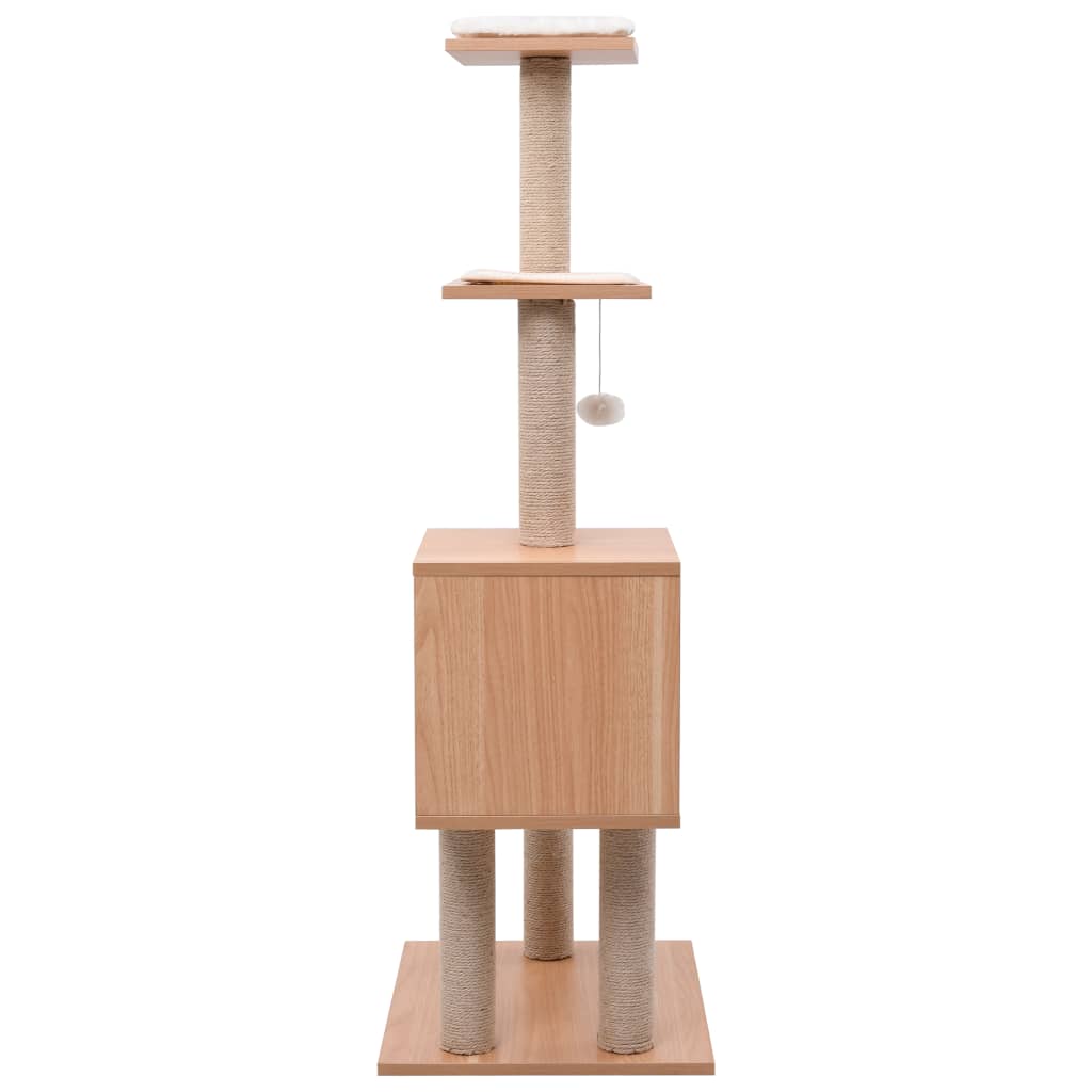 kradsetræ med kradsemåtte sisal 123 cm