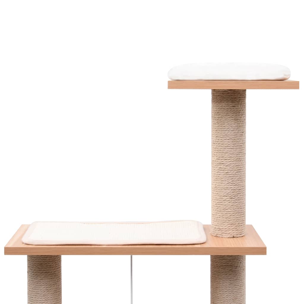 kradsetræ med kradsemåtte sisal 123 cm