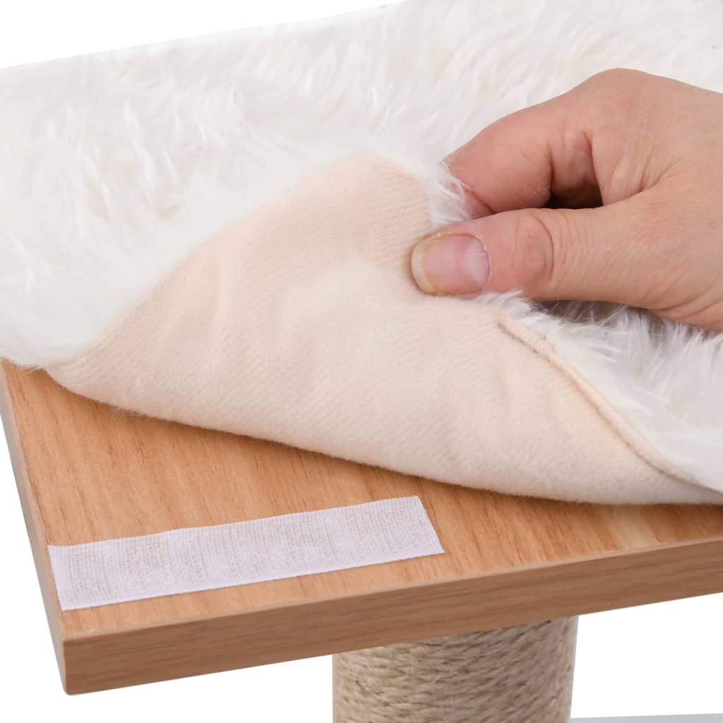 kradsetræ med kradsemåtte sisal 123 cm
