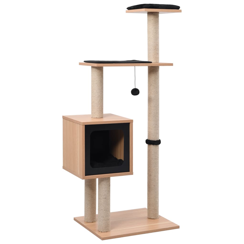 kradsetræ med kradsemåtte sisal 123 cm