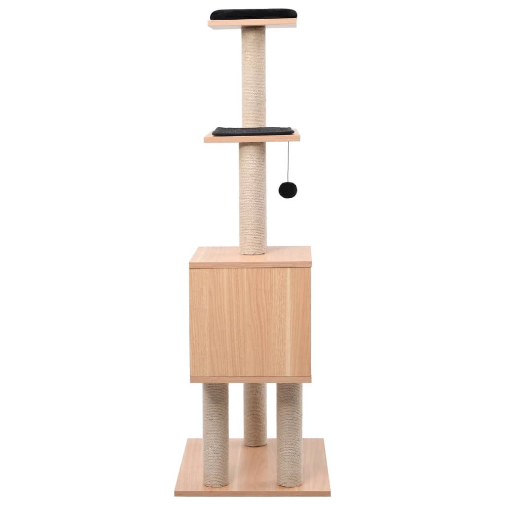 kradsetræ med kradsemåtte sisal 123 cm