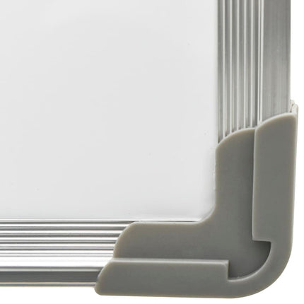 magnetisk whiteboard 50x35 cm stål hvid