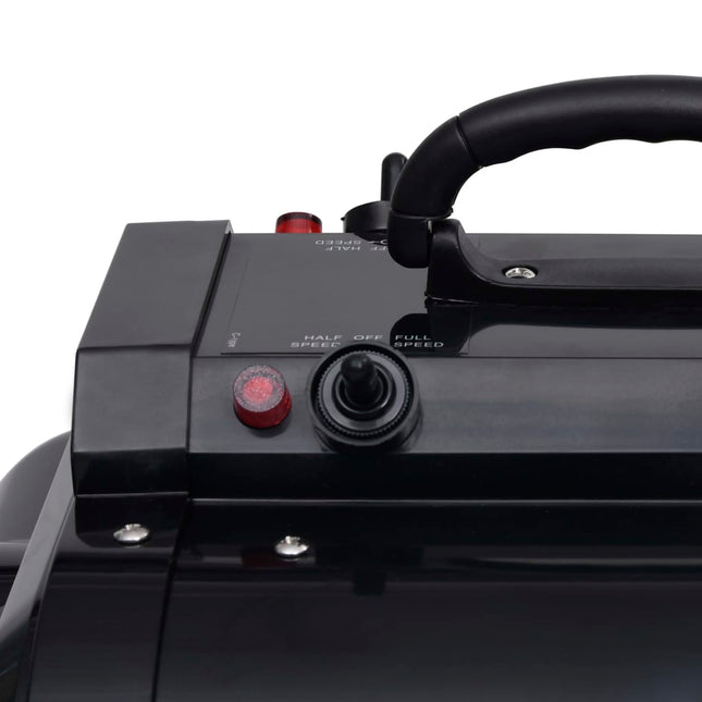 hundehårtørrer dobbelt motor sort