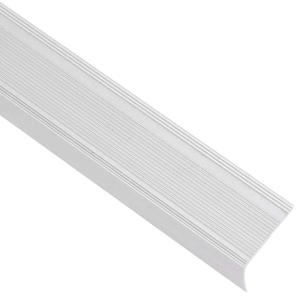 trappelister 15 stk. L-facon 90 cm aluminium sølvfarvet