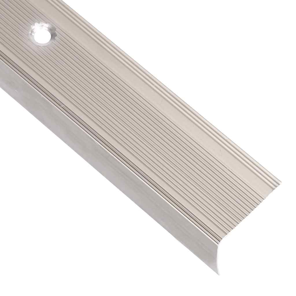trappelister 5 stk. L-facon 90 cm aluminium champagnefarvet