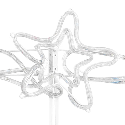 krybbespil 240 LED'er juledekoration 116x41x87 cm