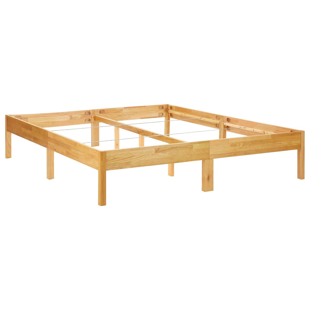 sengestel 180x200 cm massivt egetræ