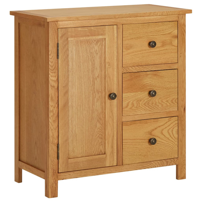 skænk 70x35x75 cm massivt egetræ