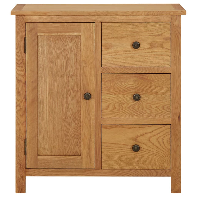 skænk 70x35x75 cm massivt egetræ