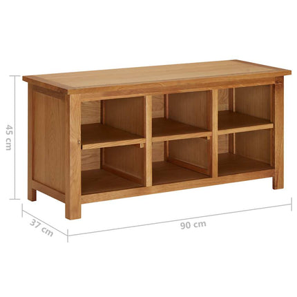 skoreol 90x37x45 cm massivt egetræ