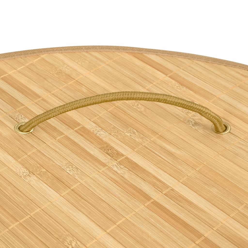 hjørnevasketøjskurv 60 l bambus