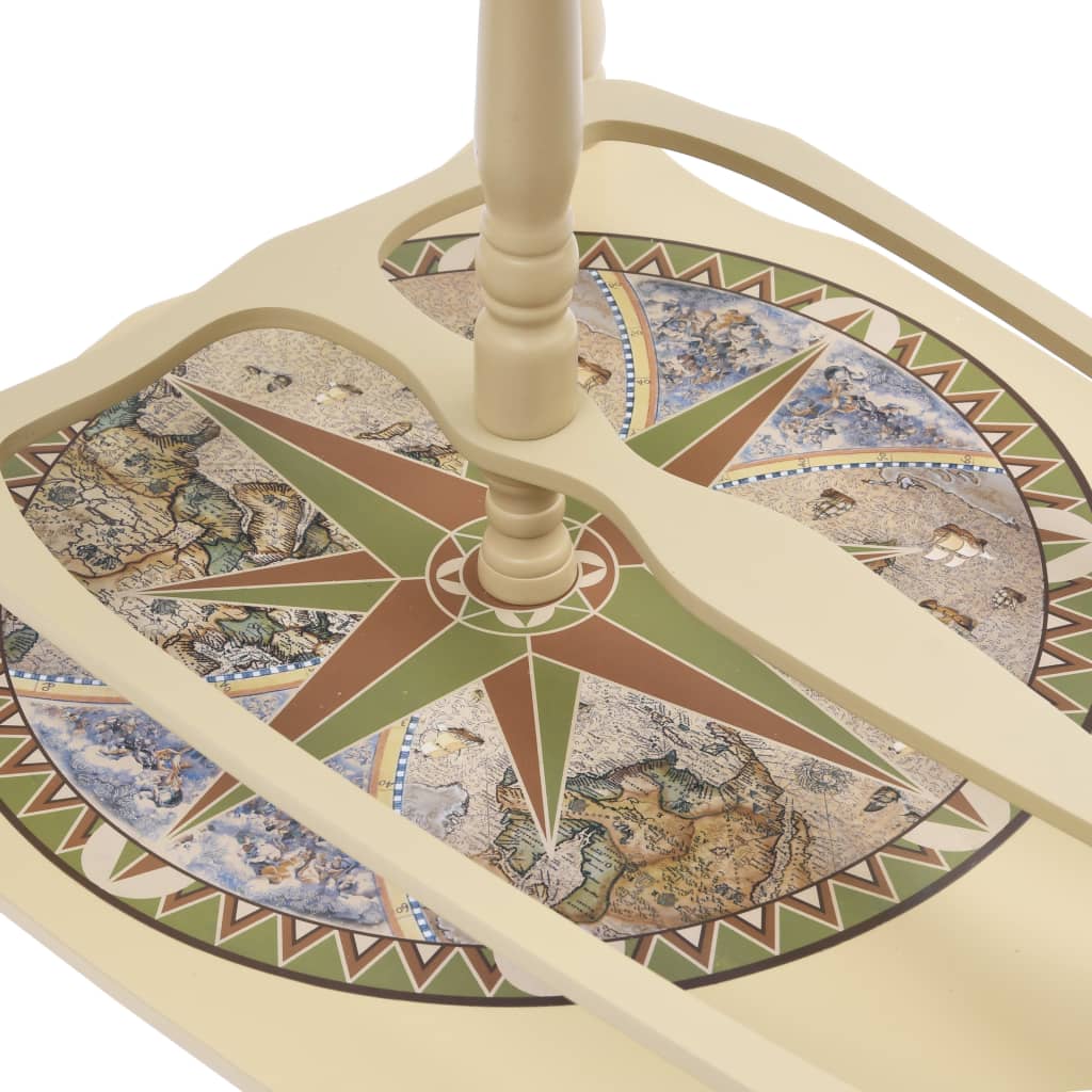 fritstående globusbarskab til vin eukalyptustræ grøn