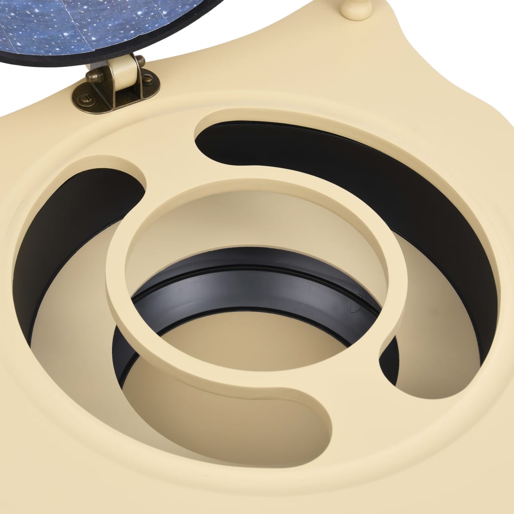 fritstående globusbarskab til vin eukalyptustræ grøn