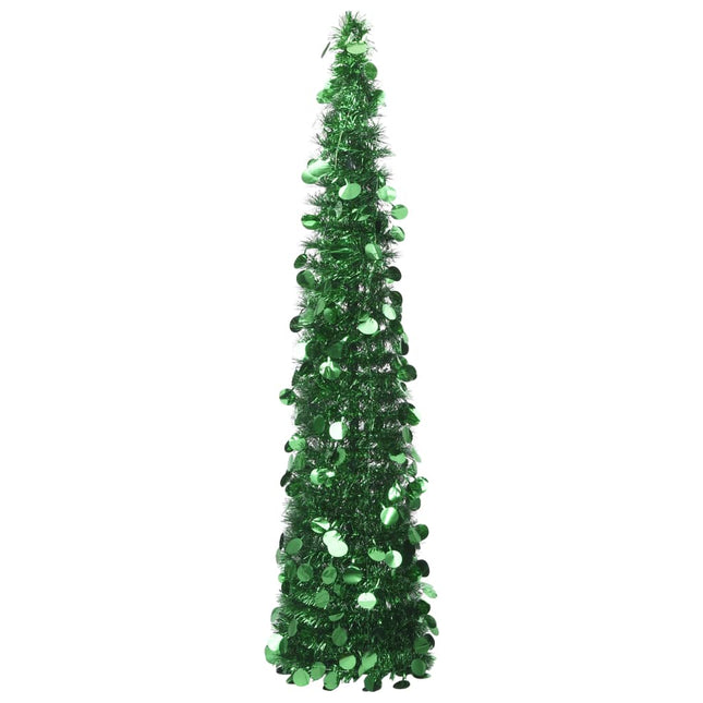 kunstigt pop op-juletræ 150 cm PET grøn