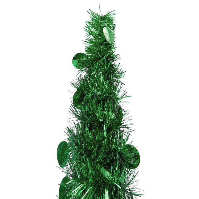 kunstigt pop op-juletræ 180 cm PET grøn