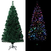 kunstigt juletræ med juletræsfod 120 cm fiberoptik