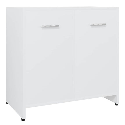 badeværelsesskab 60x33x61 cm konstrueret træ hvid