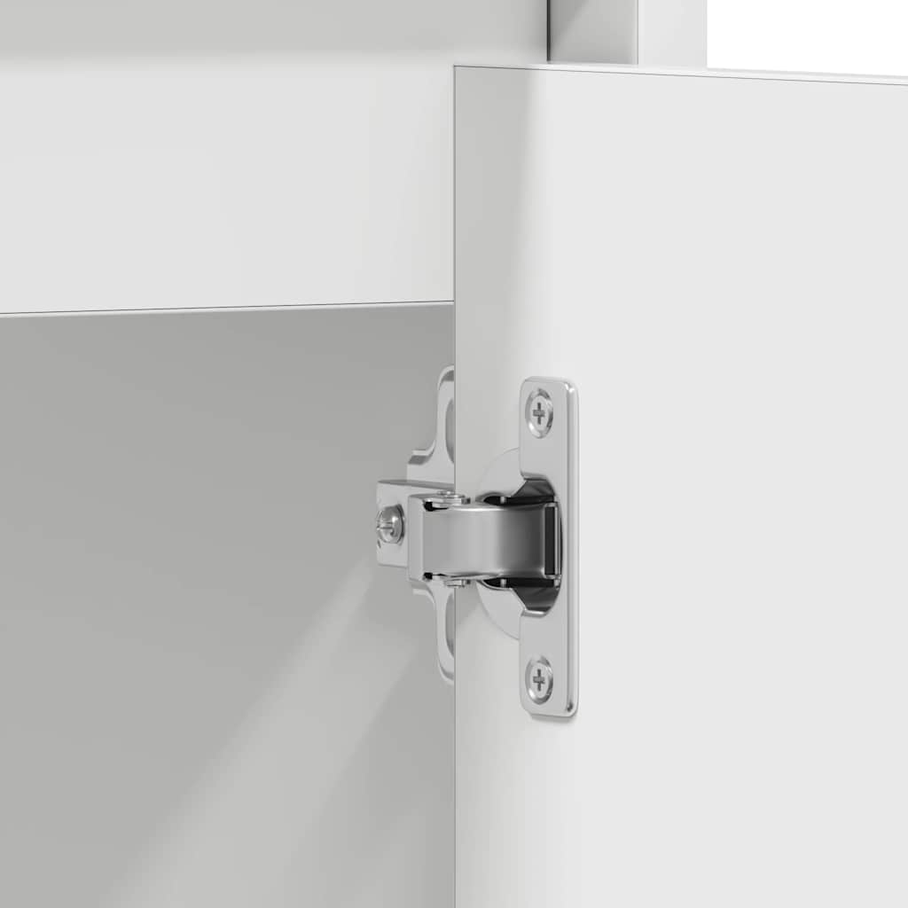 badeværelsesskab 60x33x61 cm konstrueret træ hvid