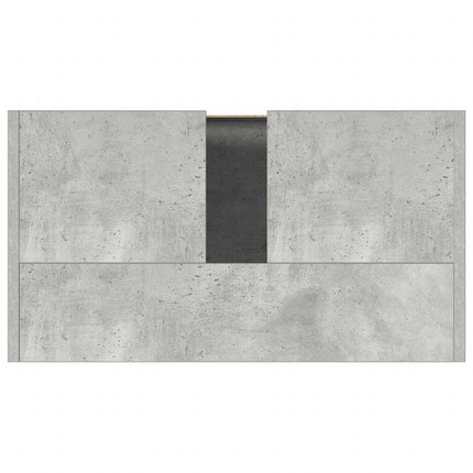 badeværelsesskab 60x33x61 cm konstrueret træ betongrå