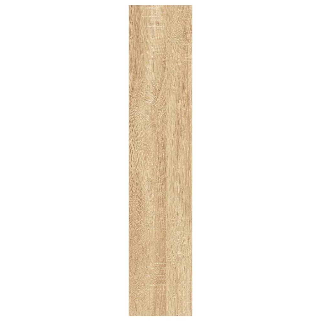 væghylde 90x16x78 cm konstrueret træ sonoma-eg