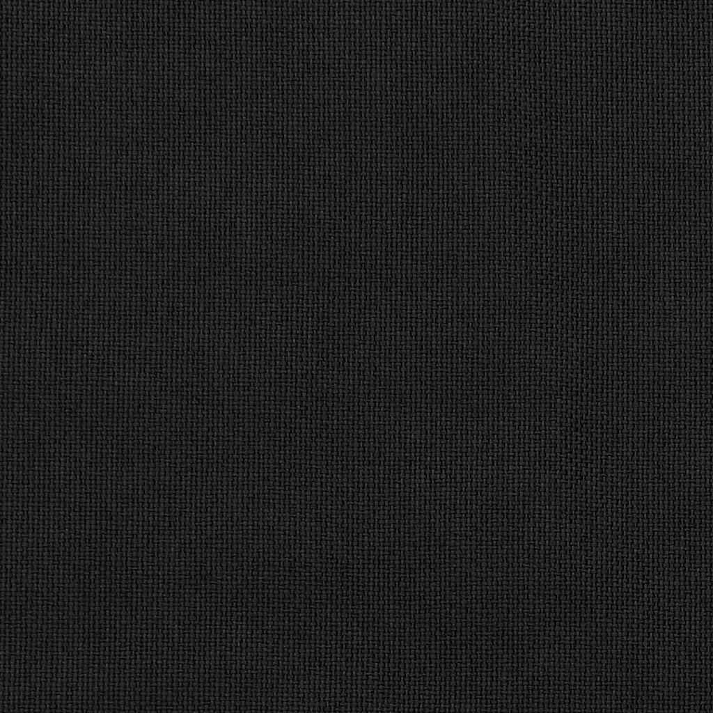mørklægningsgardin m. øjer 290x245 cm hør-look sort