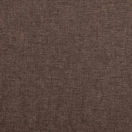 mørklægningsgardiner m. øjer 2 stk. hør-look 140x245 cm gråbrun