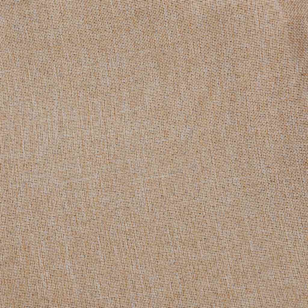 mørklægningsgardin med kroge hør-look 290x245 cm beige