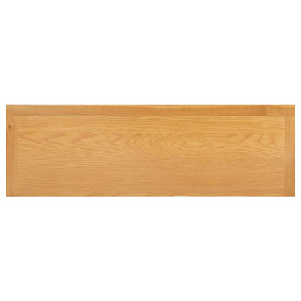 kommode 105x33,5x73 cm massivt egetræ