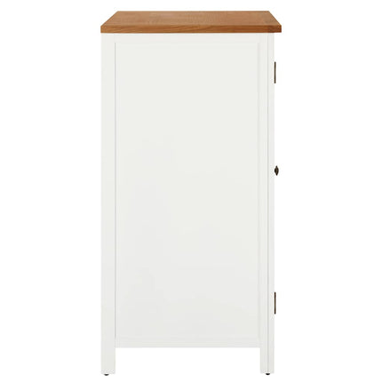 klædeskab 76x52x105 cm massivt egetræ