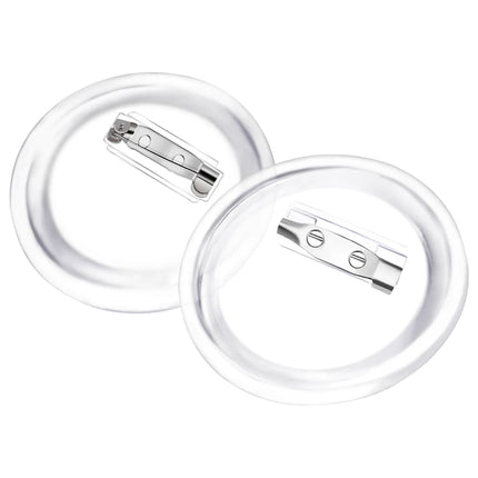 dele til badges med nål 100 sæt 44 mm akryl