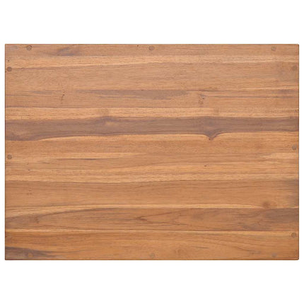 væghængt badeværelsesskab 60x45x30 cm massivt teaktræ