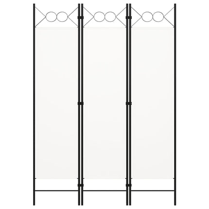 3-panels rumdeler 120 x 180 cm hvid
