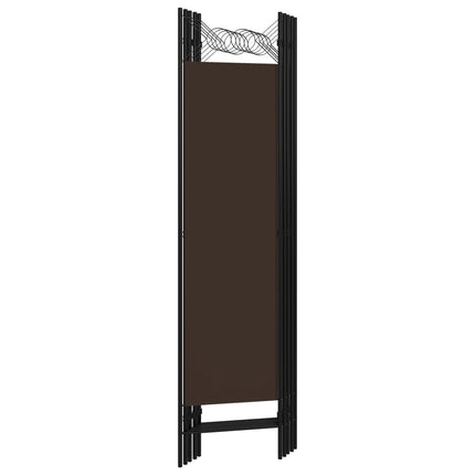 5-panels rumdeler 200x180 cm brun