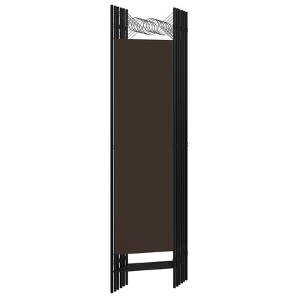 6-panels rumdeler 240x180 cm brun
