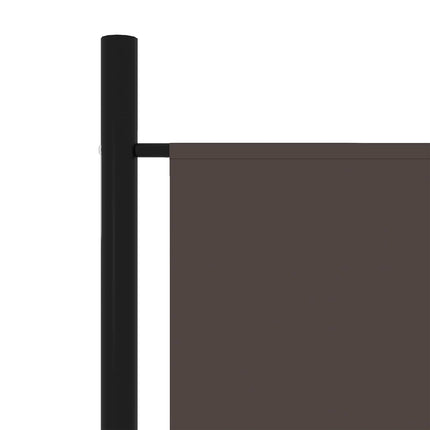 4-panels rumdeler 200 x 180 cm brun